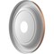 Ekena Millwork Traditional Thermoformed PVC Ceiling Medallion Fits Canopies up to 9 1/2-in., Aged Copper CMP16TRCAC - alternate 2
